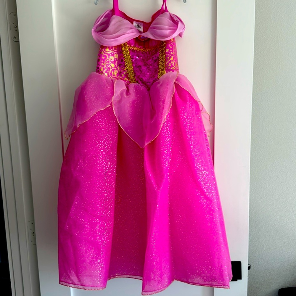 Disney girls sleeping beauty dress.